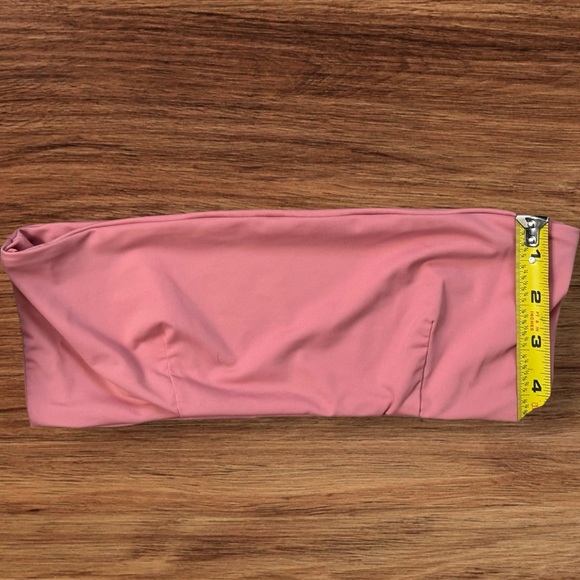 437 Four Three Seven Aubrey Bandeau Swim Top - Dusty Rose - Medium - Picture 5 of 5